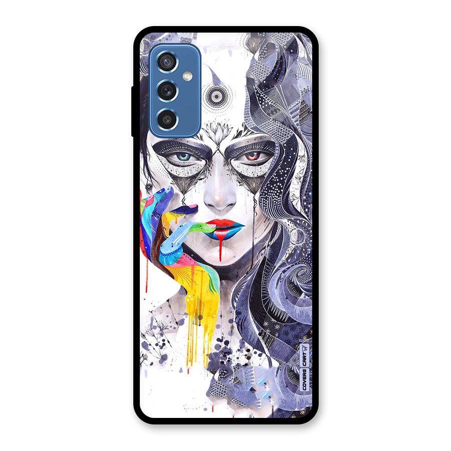 Astonishing Artwork Glass Back Case for Galaxy M52 5G