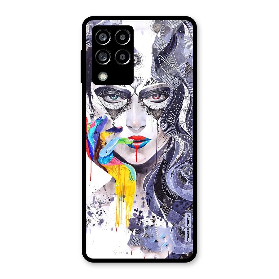 Astonishing Artwork Glass Back Case for Galaxy M53 5G