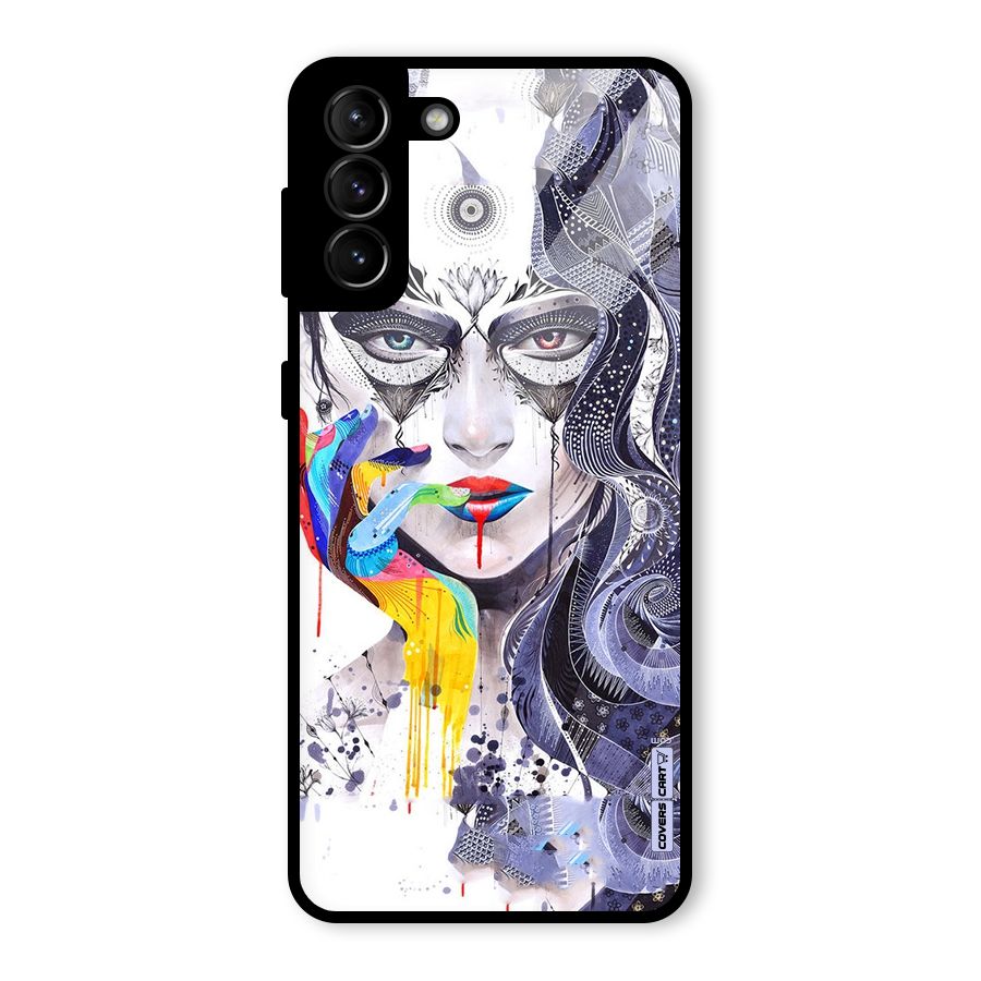 Astonishing Artwork Glass Back Case for Galaxy S21 Plus