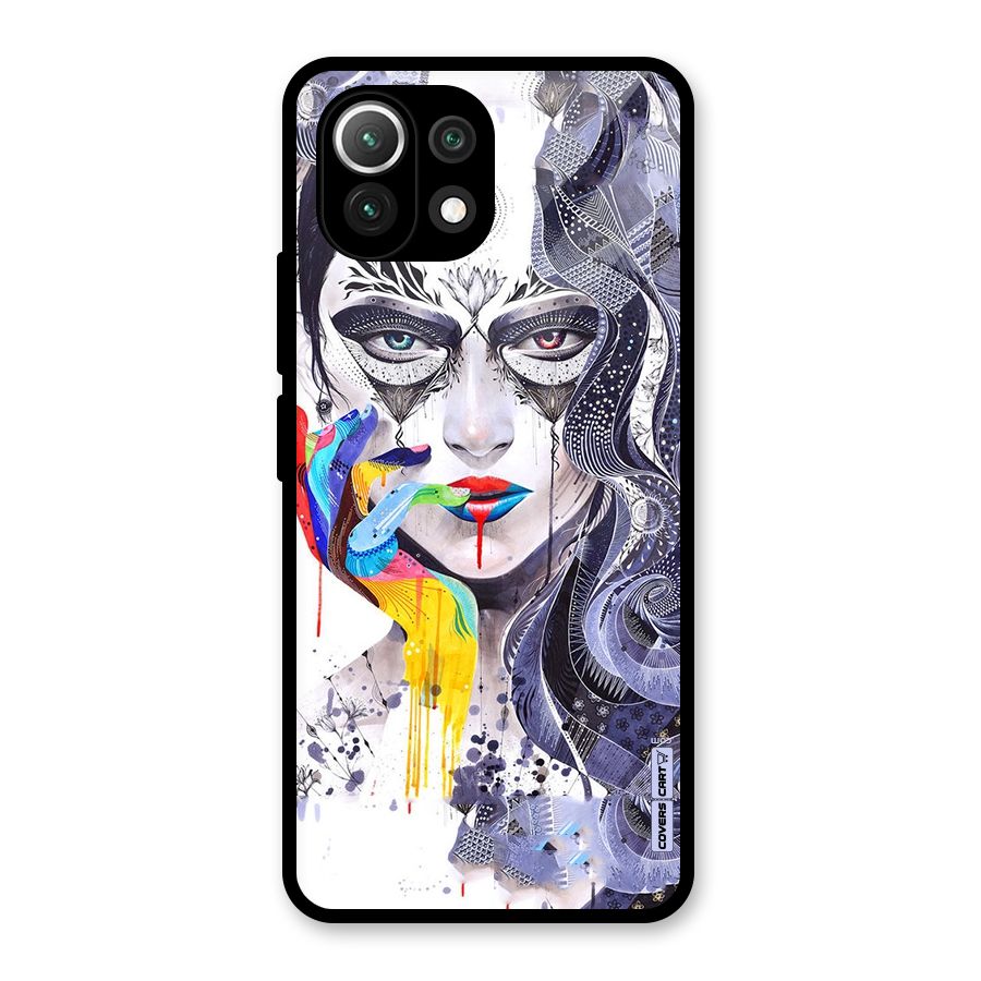 Astonishing Artwork Glass Back Case for Mi 11 Lite NE 5G