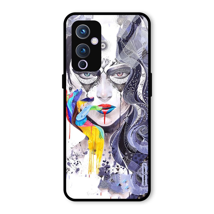 Astonishing Artwork Glass Back Case for OnePlus 9