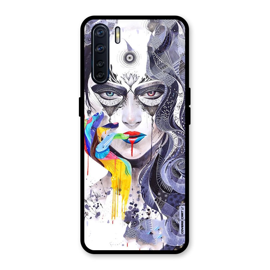Astonishing Artwork Glass Back Case for Oppo F15