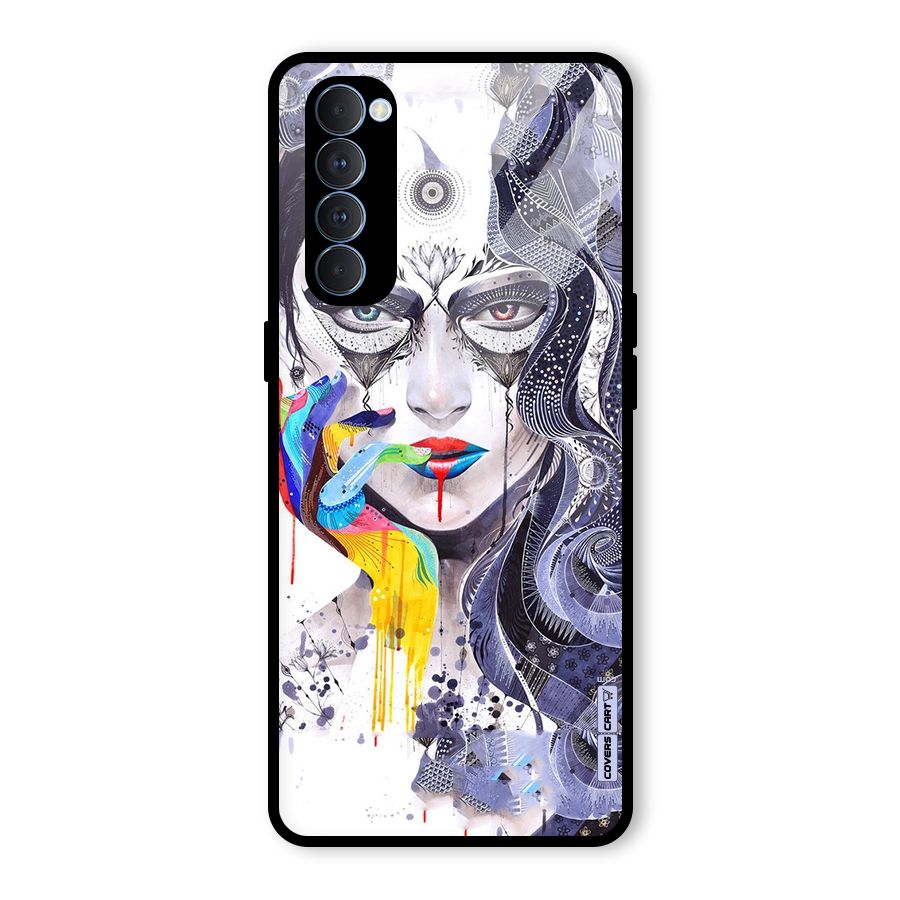 Astonishing Artwork Glass Back Case for Oppo Reno4 Pro