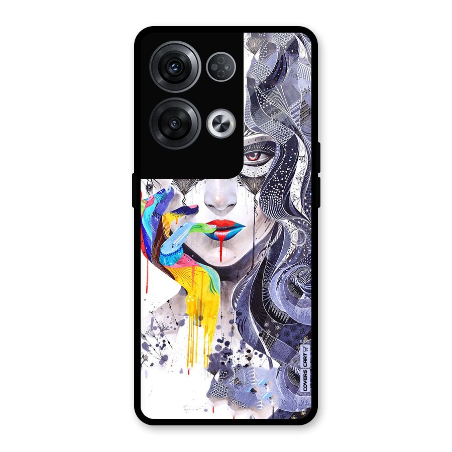 Astonishing Artwork Glass Back Case for Oppo Reno8 Pro 5G