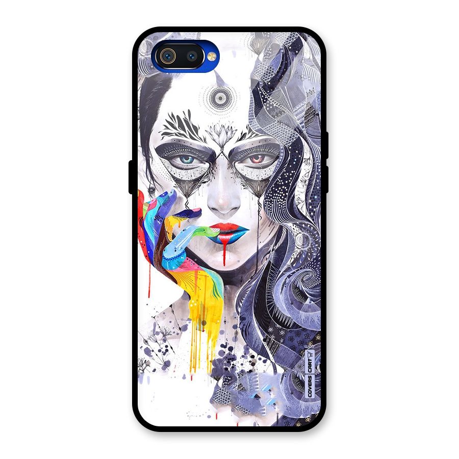 Astonishing Artwork Glass Back Case for Realme C2