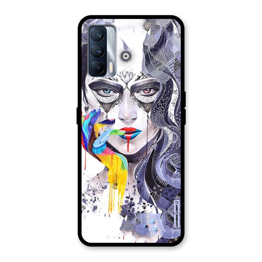 Astonishing Artwork Glass Back Case for Realme X7