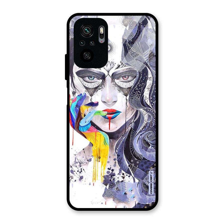 Astonishing Artwork Glass Back Case for Redmi Note 10S