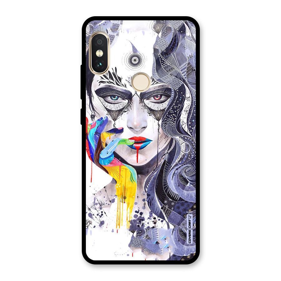 Astonishing Artwork Glass Back Case for Redmi Note 5 Pro