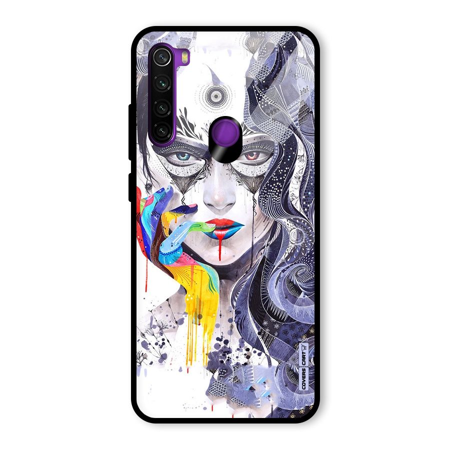 Astonishing Artwork Glass Back Case for Redmi Note 8