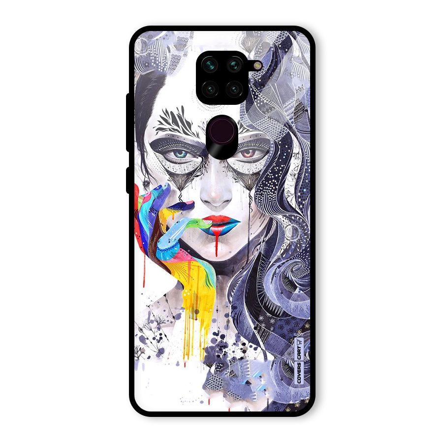 Astonishing Artwork Glass Back Case for Redmi Note 9
