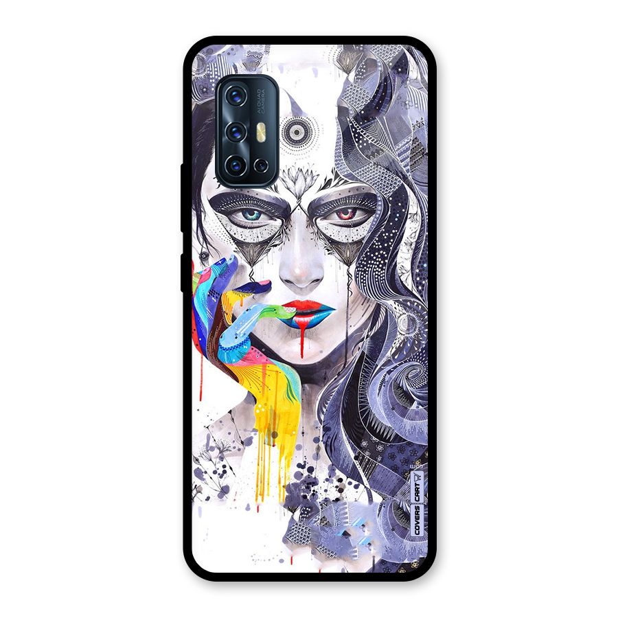 Astonishing Artwork Glass Back Case for Vivo V17