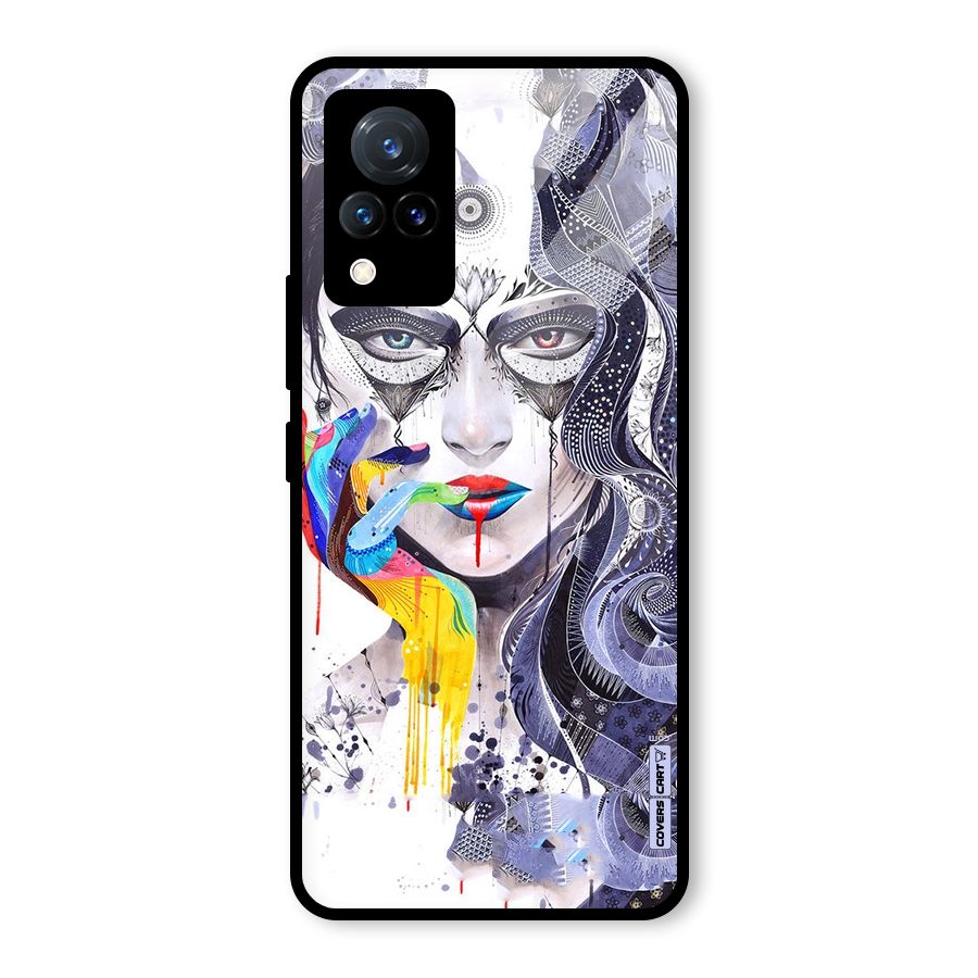 Astonishing Artwork Glass Back Case for Vivo V21 5G