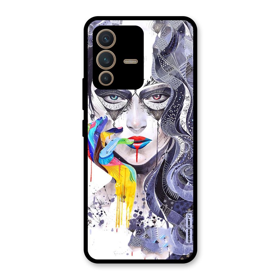 Astonishing Artwork Glass Back Case for Vivo V23 5G