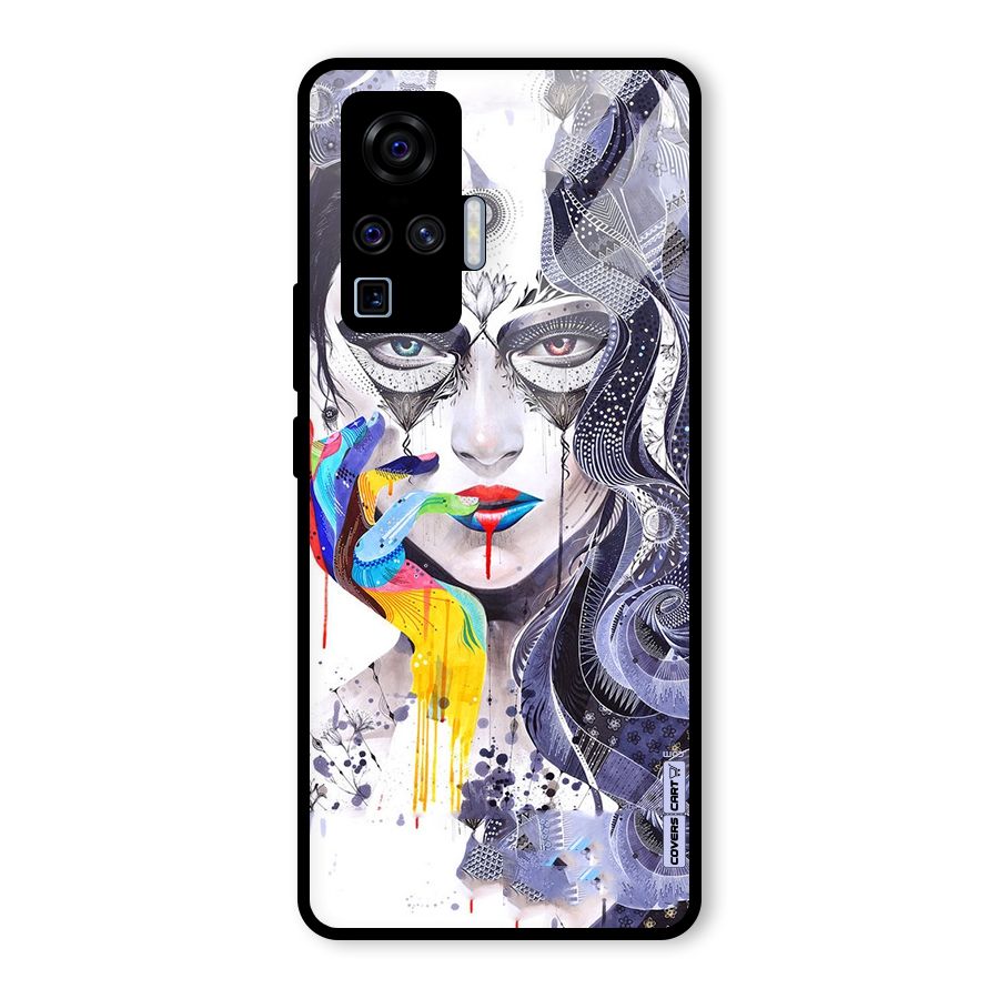 Astonishing Artwork Glass Back Case for Vivo X50 Pro