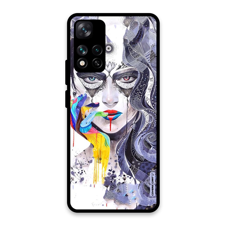 Astonishing Artwork Glass Back Case for Xiaomi 11i HyperCharge 5G