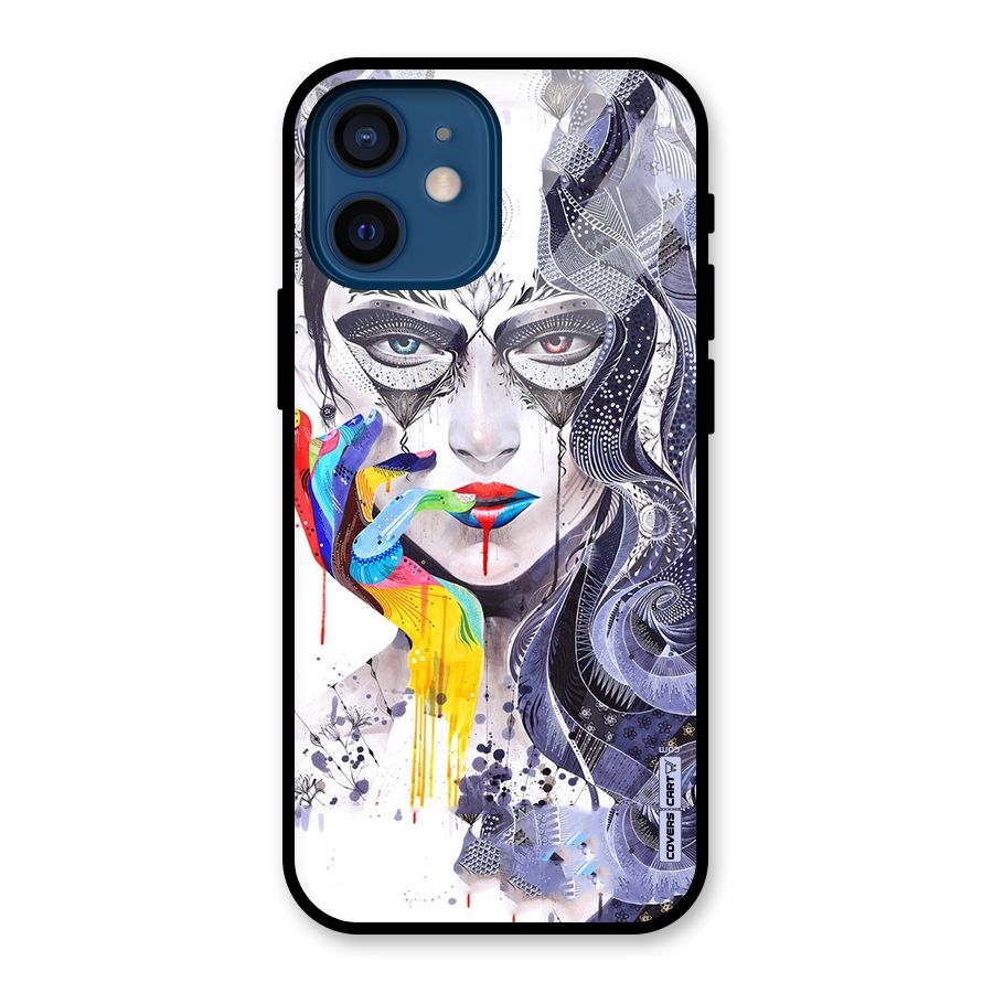 Astonishing Artwork Glass Back Case for iPhone 12 Mini