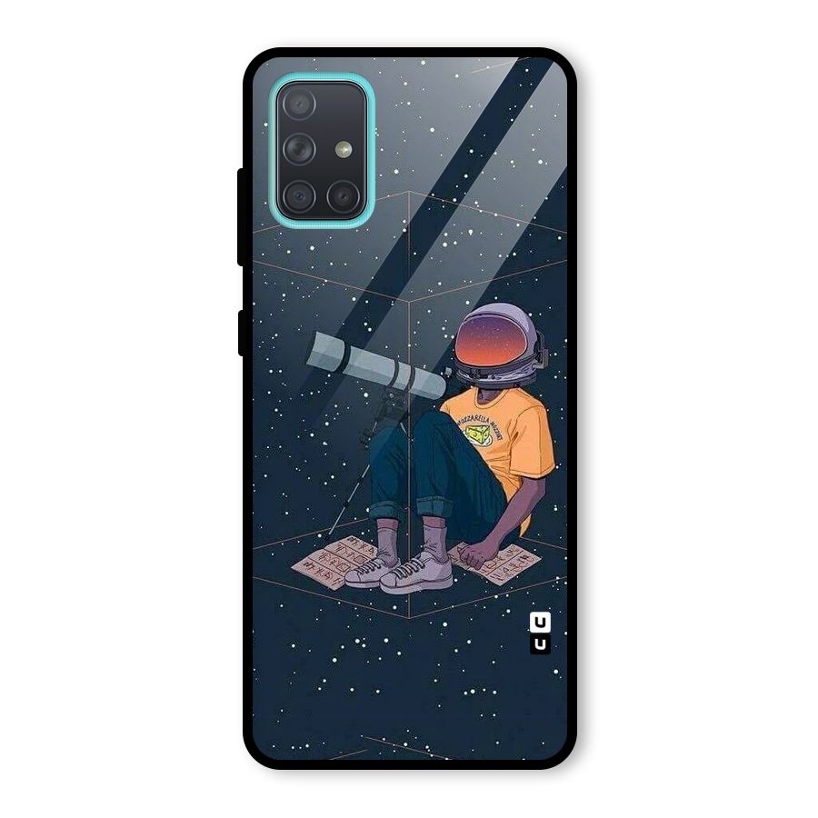 AstroNOT Glass Back Case for Galaxy A71