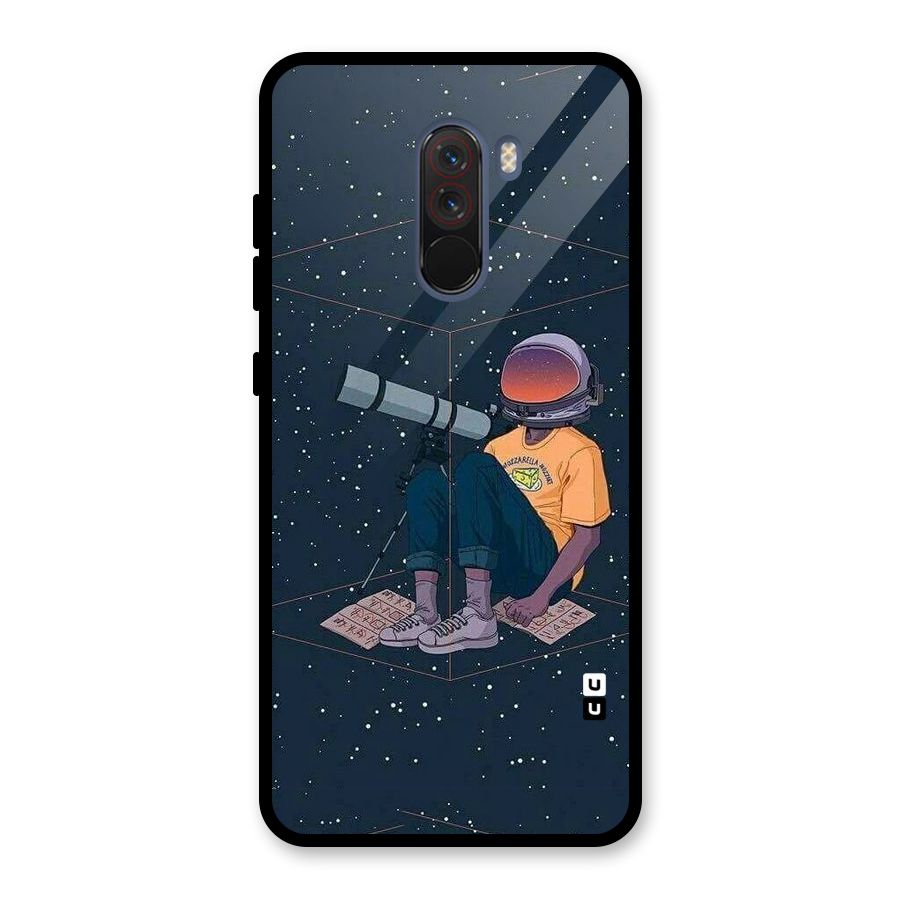 AstroNOT Glass Back Case for Poco F1