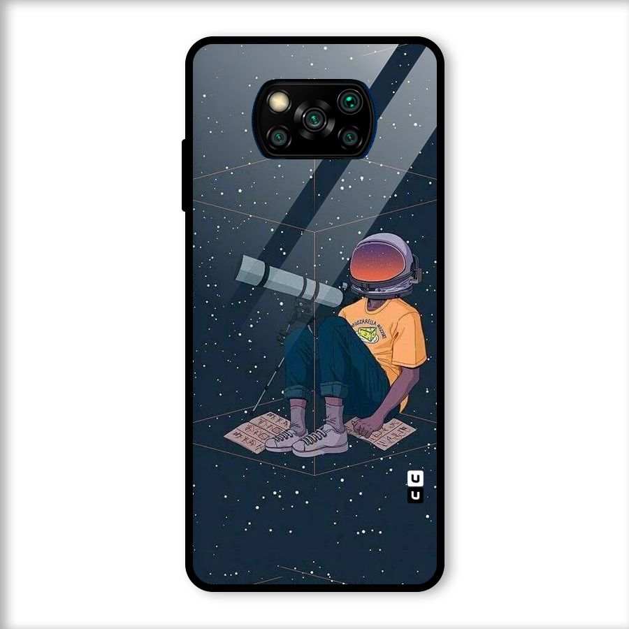 AstroNOT Glass Back Case for Poco X3