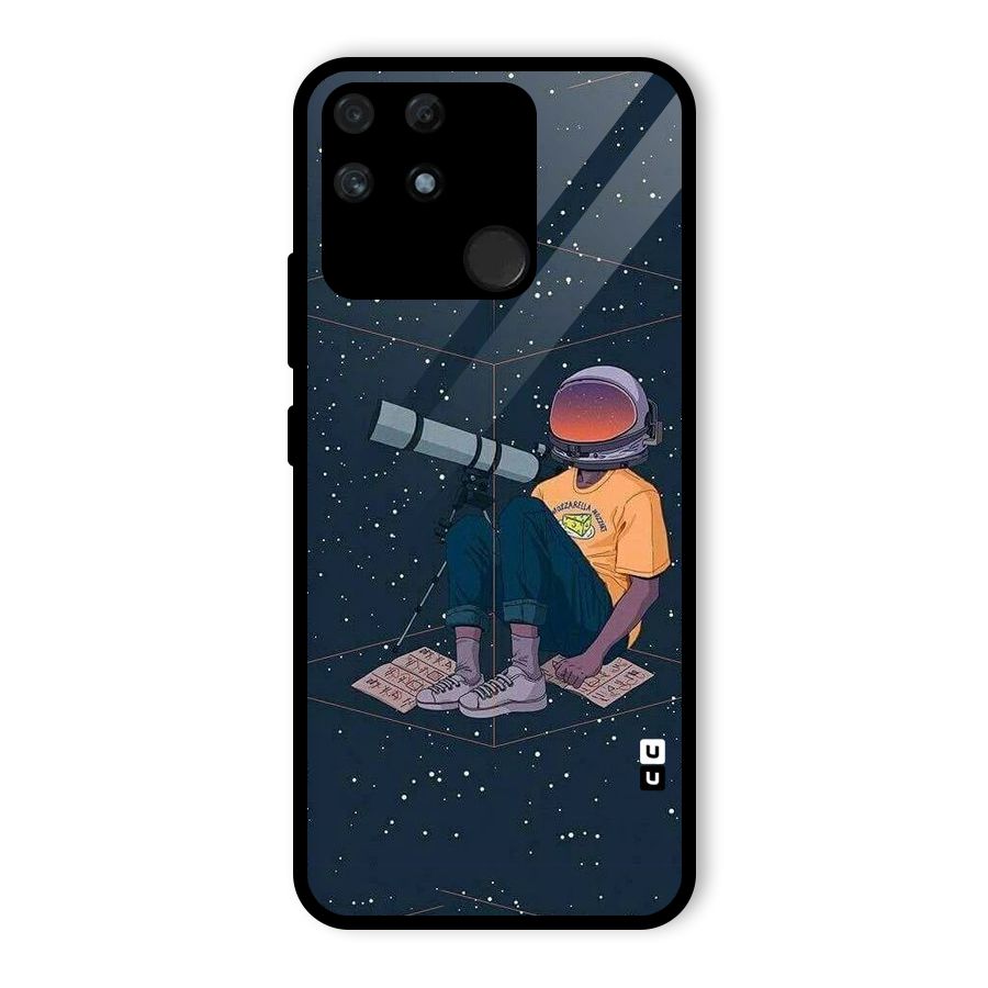 AstroNOT Glass Back Case for Realme Narzo 50A