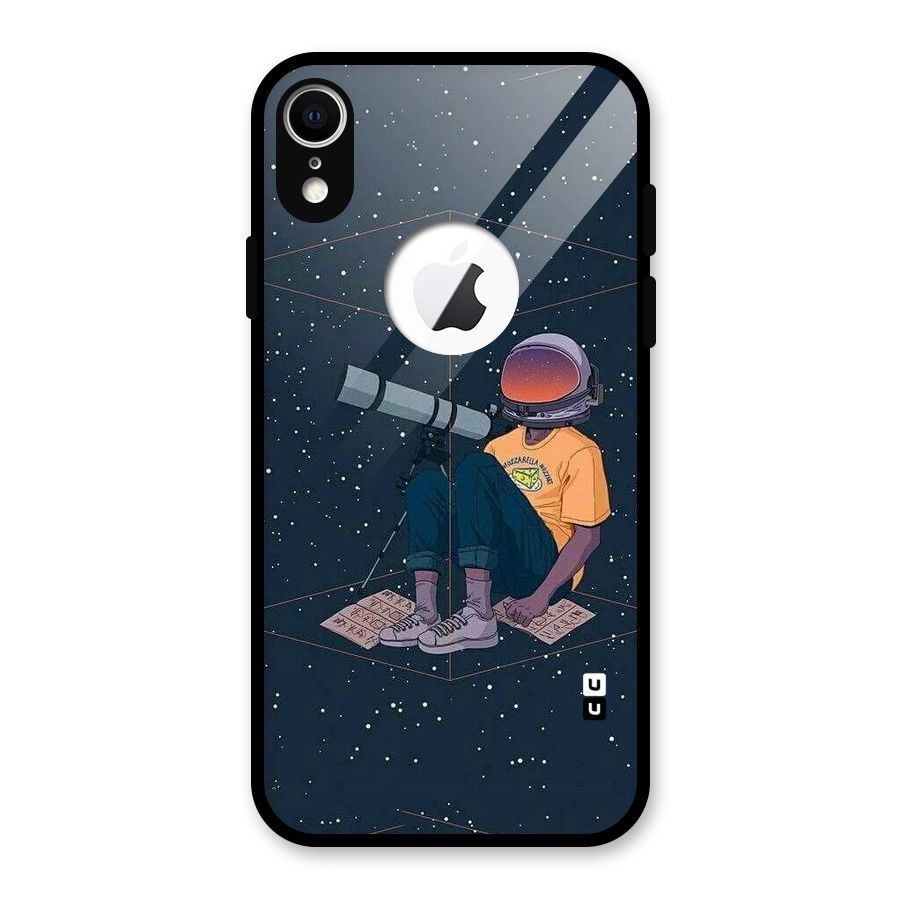 AstroNOT Glass Back Case for iPhone XR Logo Cut