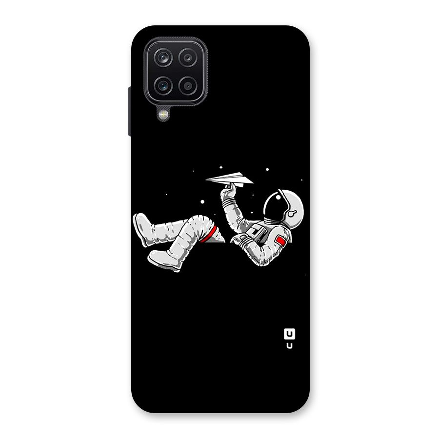 Astronaut Aeroplane Back Case for Galaxy A12