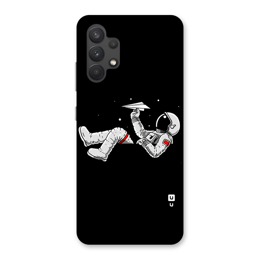 Astronaut Aeroplane Back Case for Galaxy A32