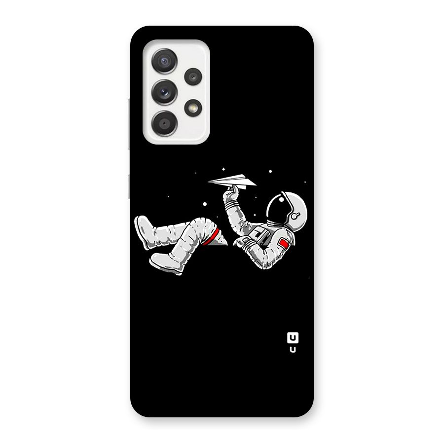 Astronaut Aeroplane Back Case for Galaxy A52