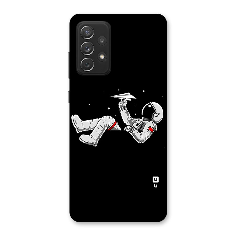 Astronaut Aeroplane Back Case for Galaxy A72