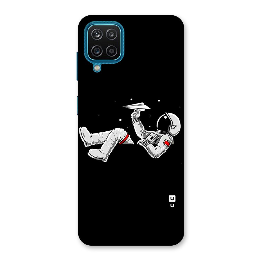 Astronaut Aeroplane Back Case for Galaxy M12