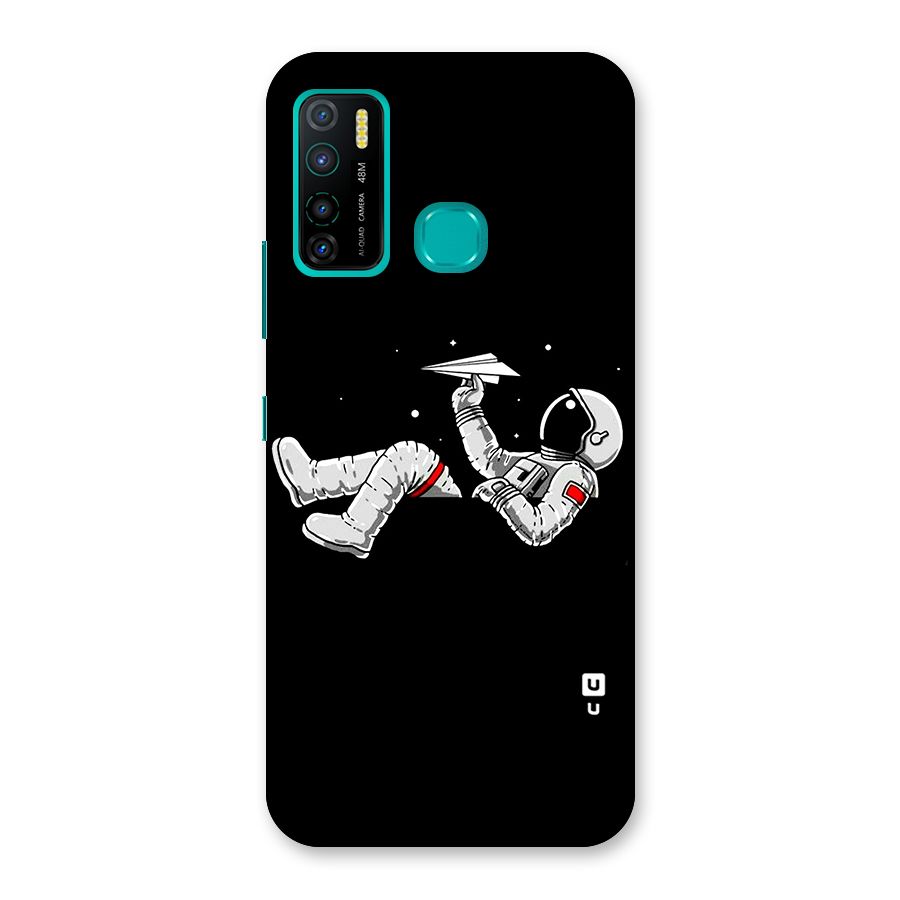 Astronaut Aeroplane Back Case for Infinix Hot 9 Pro