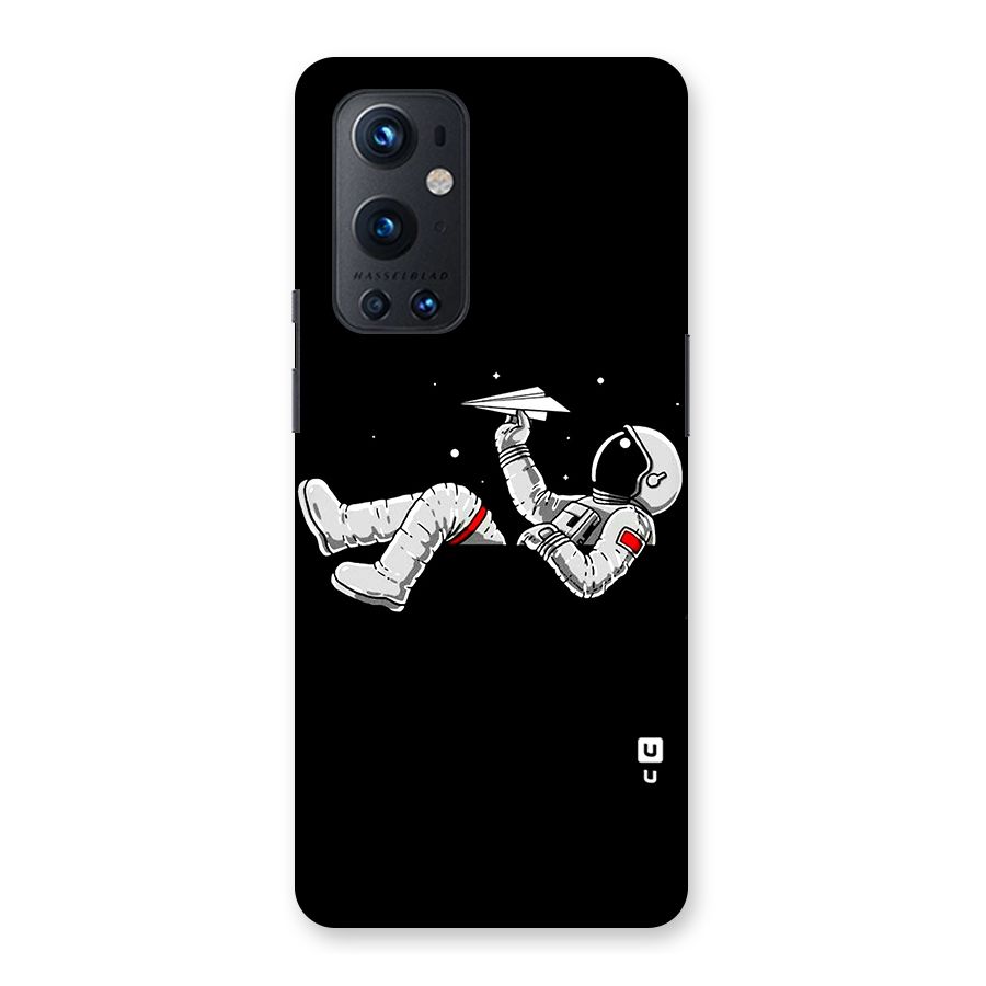 Astronaut Aeroplane Back Case for OnePlus 9 Pro