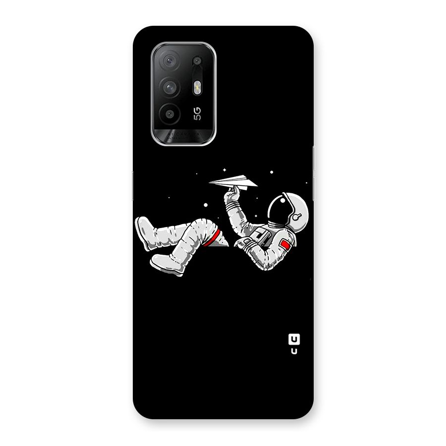 Astronaut Aeroplane Back Case for Oppo F19 Pro Plus 5G