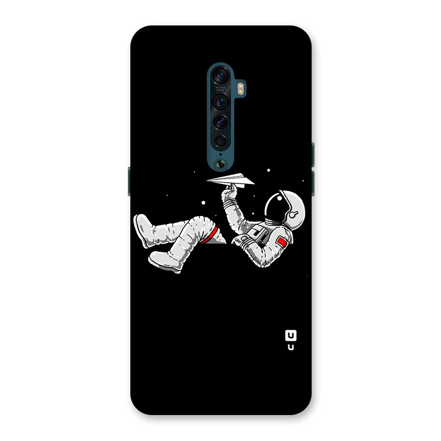 Astronaut Aeroplane Back Case for Oppo Reno2