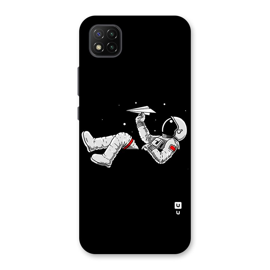 Astronaut Aeroplane Back Case for Poco C3