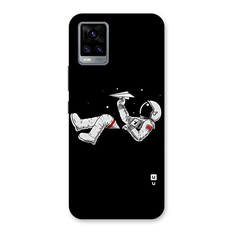 Astronaut Aeroplane Back Case for Vivo V20