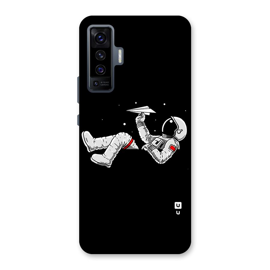 Astronaut Aeroplane Back Case for Vivo X50