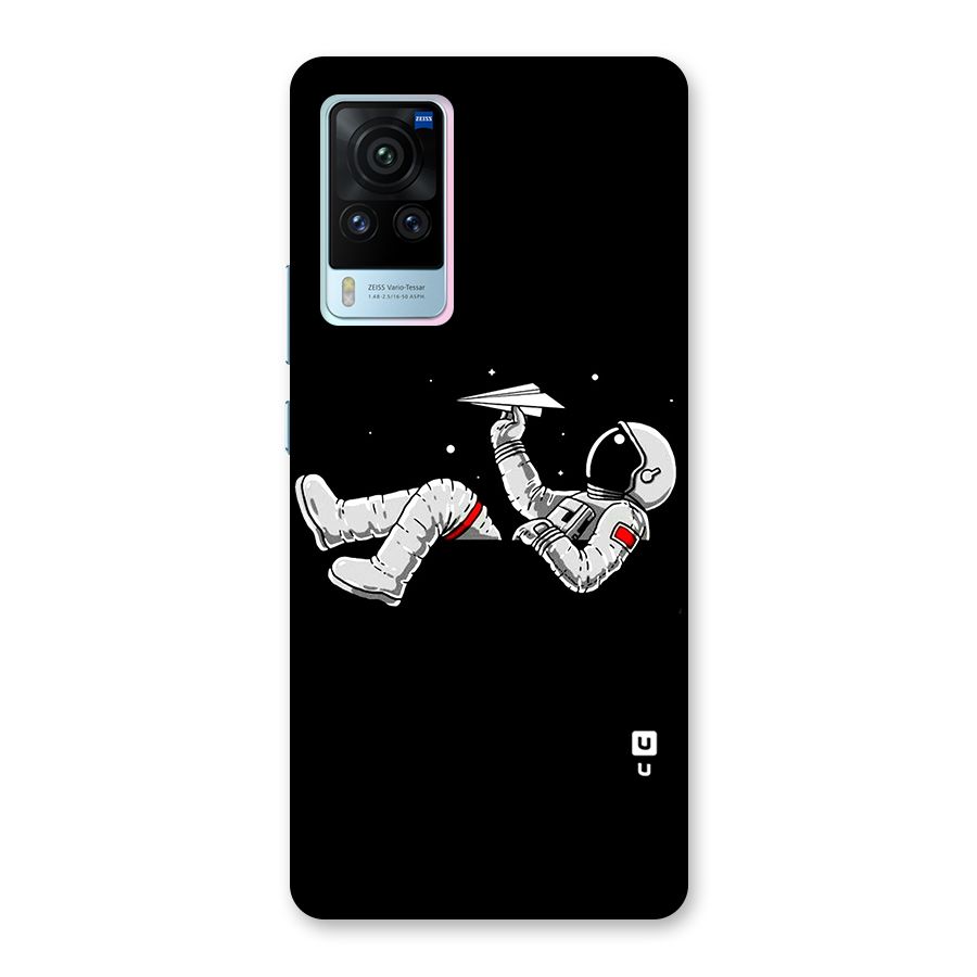 Astronaut Aeroplane Back Case for Vivo X60 Pro