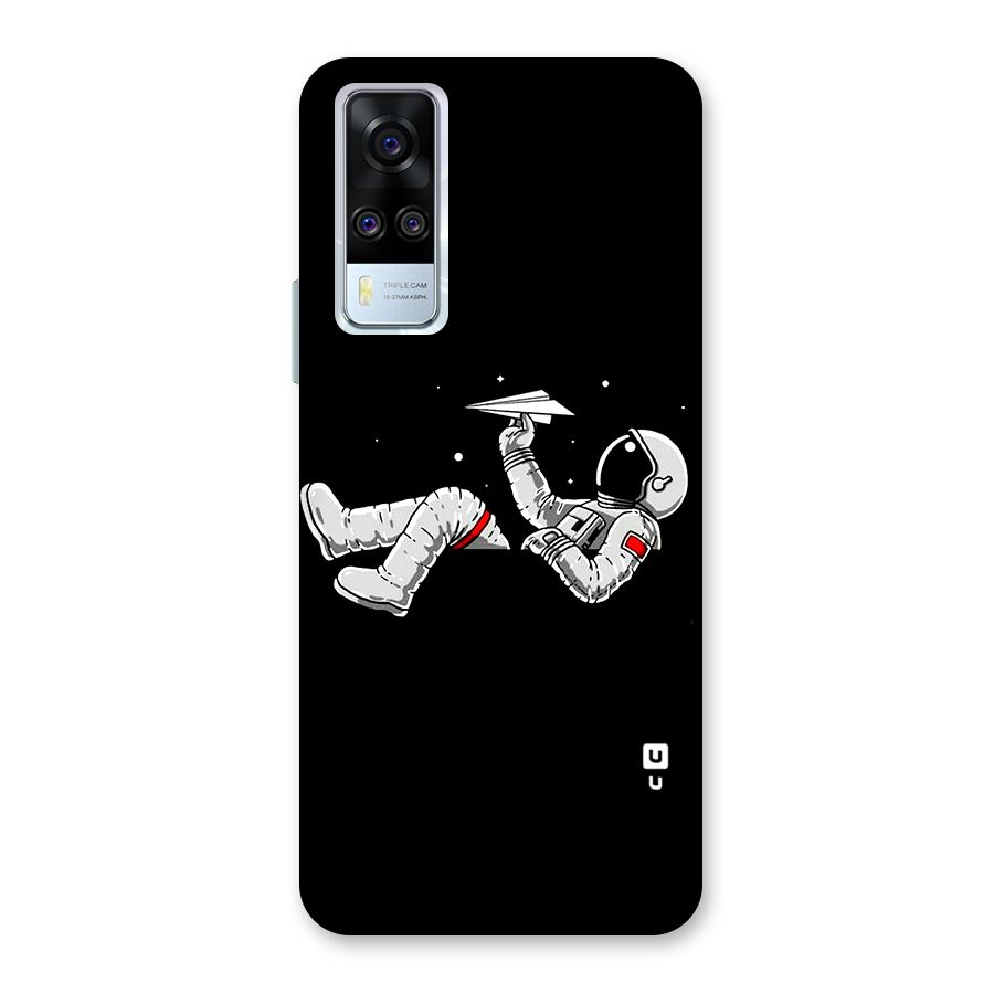 Astronaut Aeroplane Back Case for Vivo Y31
