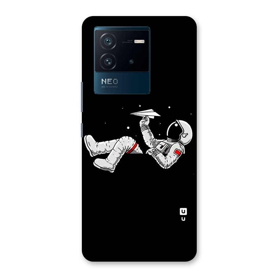 Astronaut Aeroplane Back Case for Vivo iQOO Neo 6 5G