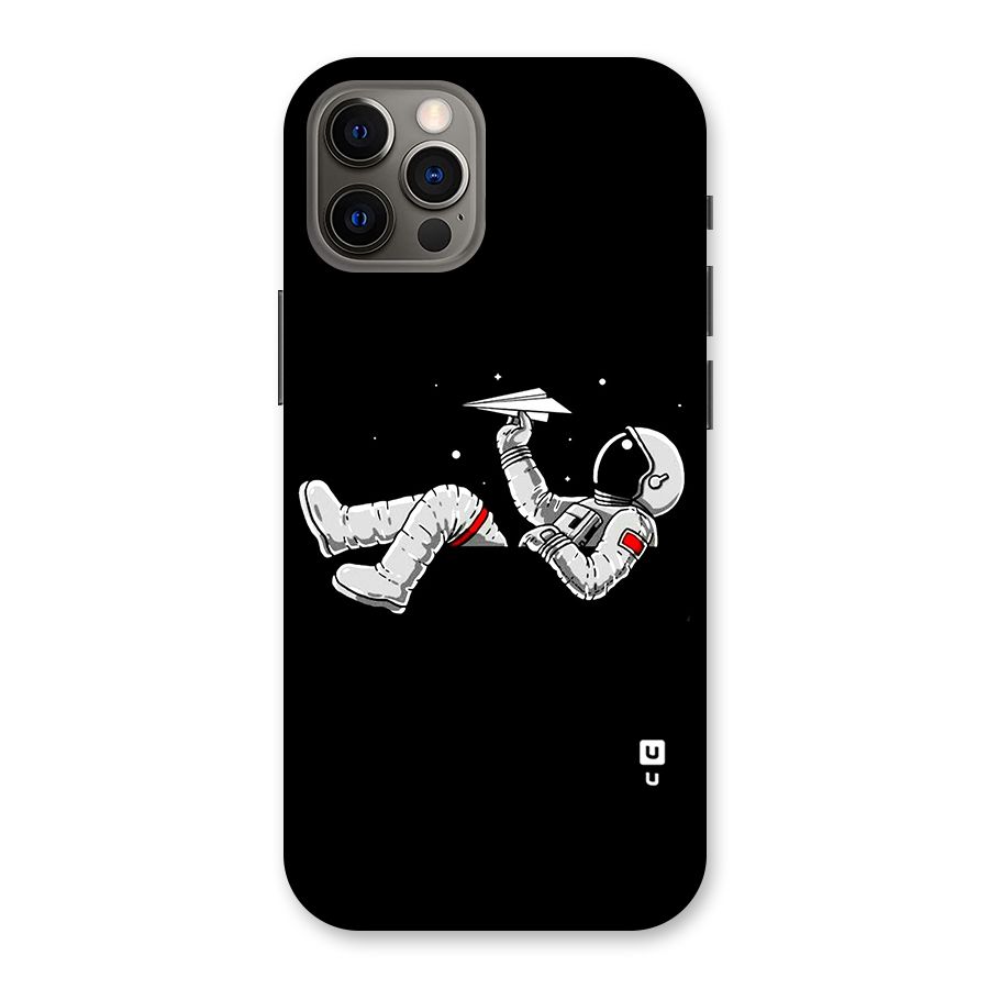 Astronaut Aeroplane Back Case for iPhone 12 Pro