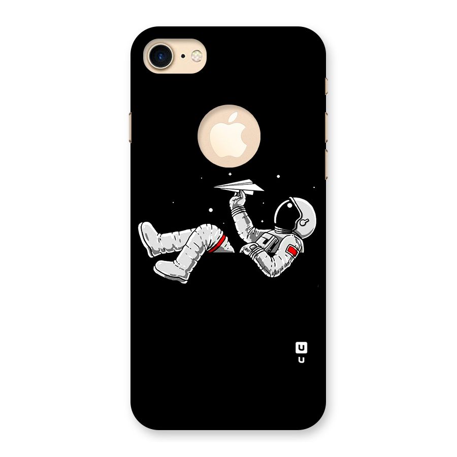 Astronaut Aeroplane Back Case for iPhone 7 Logo Cut