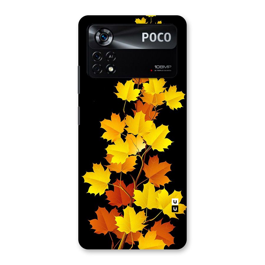Autumn Forest Leaves Back Case for Poco X4 Pro 5G