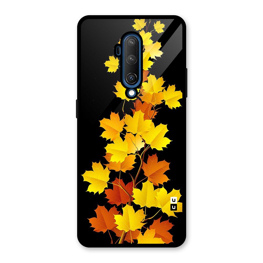 Autumn Forest Leaves Glass Back Case for OnePlus 7T Pro