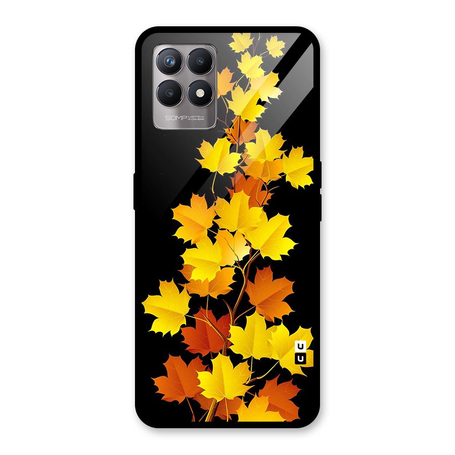 Autumn Forest Leaves Glass Back Case for Realme Narzo 50