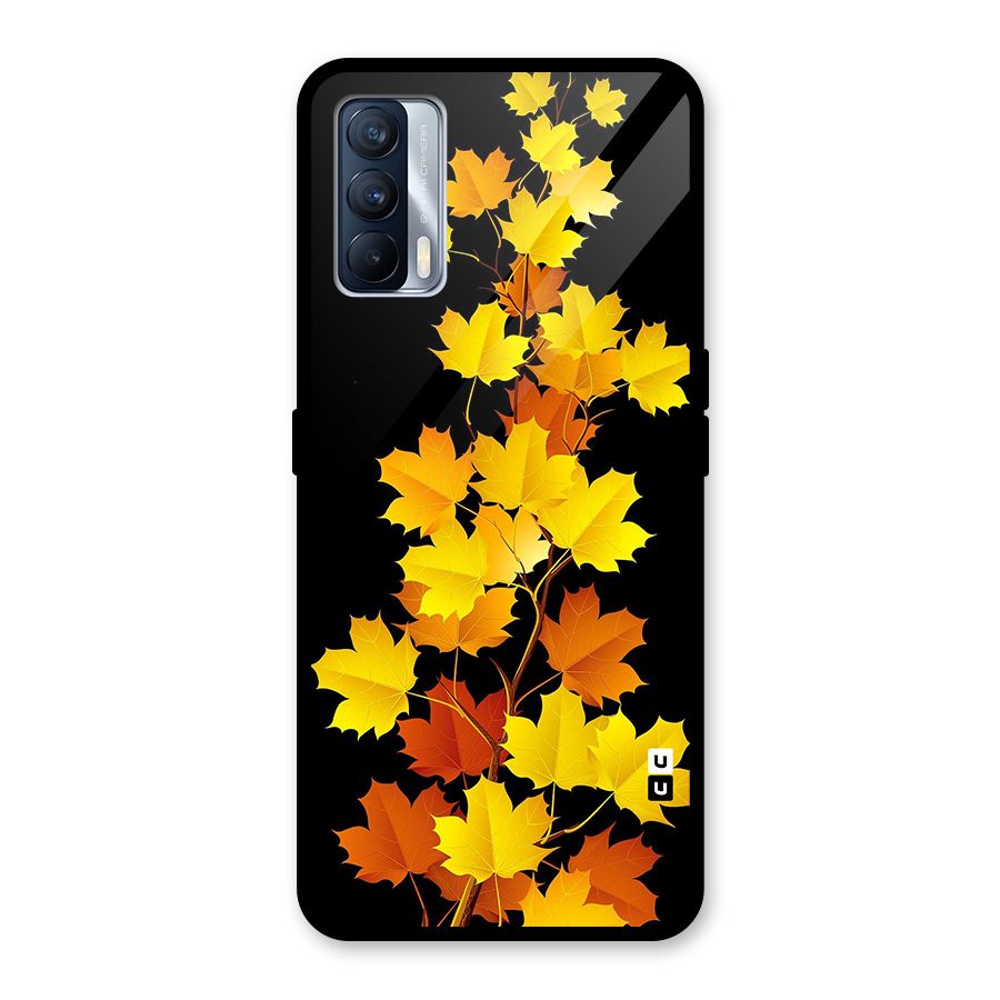 Autumn Forest Leaves Glass Back Case for Realme X7