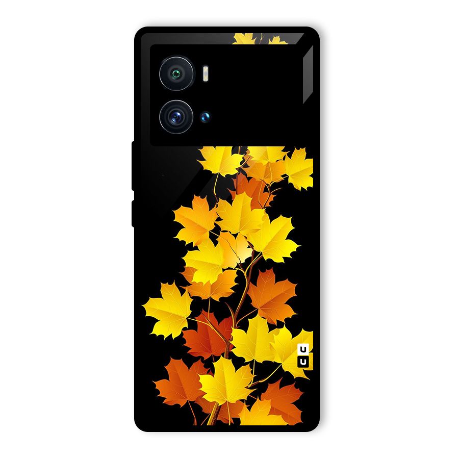 Autumn Forest Leaves Glass Back Case for Vivo iQOO 9 Pro