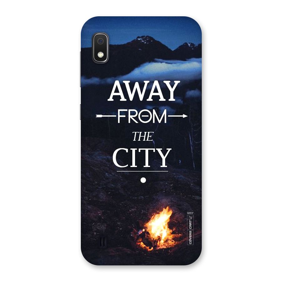 Away From City Back Case for Galaxy A10