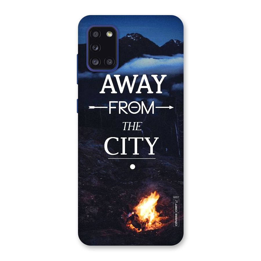 Away From City Back Case for Galaxy A31