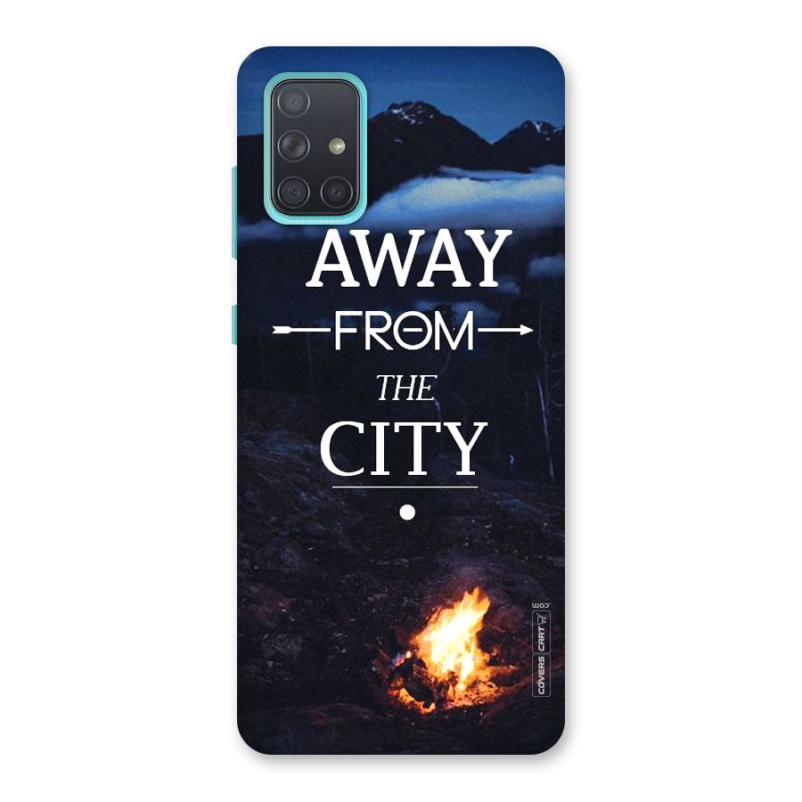 Away From City Back Case for Galaxy A71